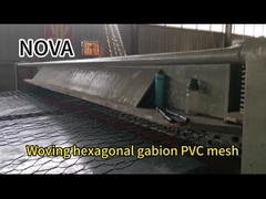 الشبكة المنسوجة من الغابيون الستة الأطراف المغطاة بـ PVC - شبكة قفص الحجر من الأسلاك المعدنية لمشاريع البناء
