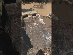 غابيون منسوج متعدد الطبقات - مركب (فولاذ + منسوجات أرضية) لتحسين الثبات