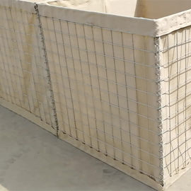 Brown Color Hesco Wall Bastion Or Army Defensive With Galfan Wire
