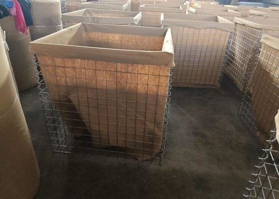 الحواجز العسكرية الدفاعية الرملية 75x75mm مع مواد Pp القماشية
