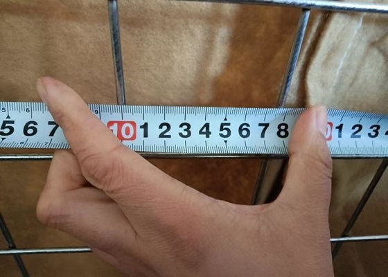 آمنة وترميم المناظر الطبيعية جعل سهلة لحام مربع غابيون العسكرية الحواجز الدفاعية 76.2 X 76.2mm 4.0mm