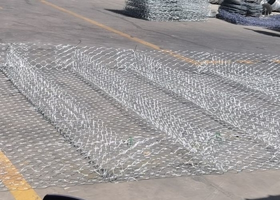 EN10223  Gabion Mattress ASTM975 أقفاص الصخور المناظر الطبيعية المغلفة بالزنك الثقيل
