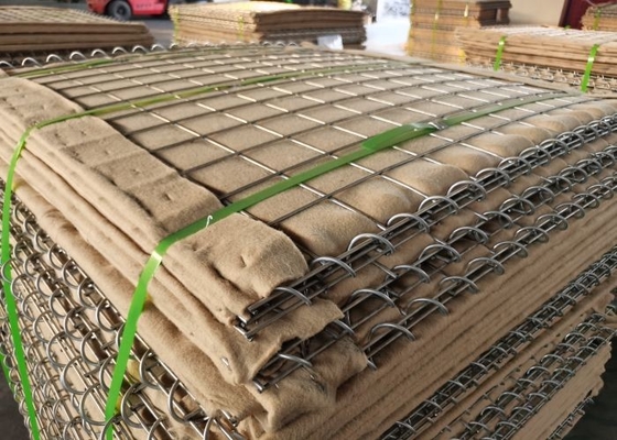 زنك مطلي عسكري هيسكو الحواجز 4mm-5mm الحبل الدوار الشاشة مع الديون الثقيلة 2mm البولي بروبيلين غير المنسوج