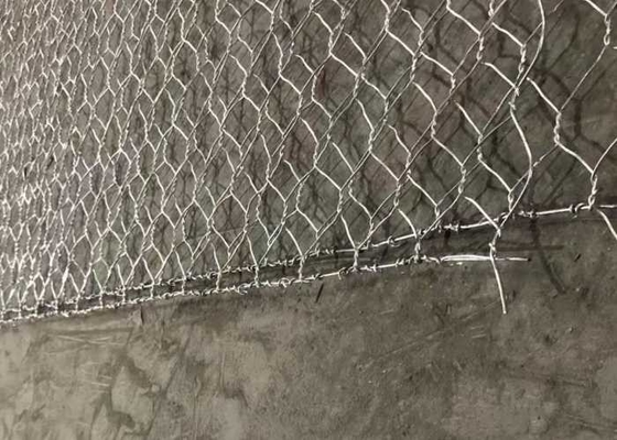 حجم الشبكة 60x80mm رينو غابيون فراش قوة عالية للمباني الحافظة