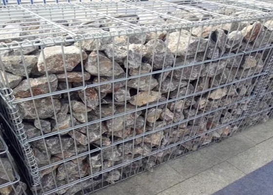 3x1x1m 60x80mm سلال التراب الاحتفاظ بالحائط متينة