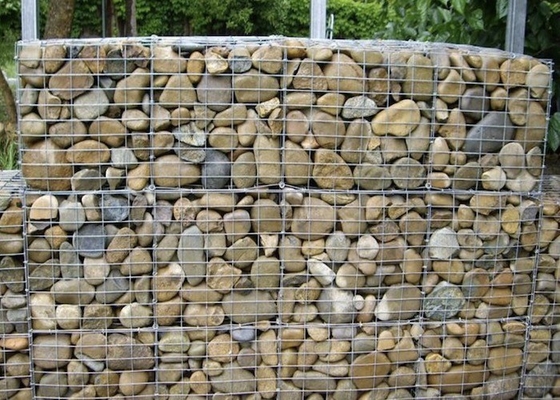 3x1x1m 60x80mm سلال التراب الاحتفاظ بالحائط متينة