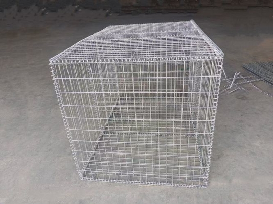 طلاء الزنك 220-280g/M2 شبكة لحام غابيونات لحماية المنحدر