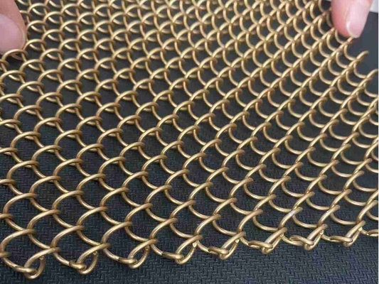 سقف ديفيدر الألومنيوم سلسلة وصلة الستار 4mm 5mm 6mm معدنية الزخرفية
