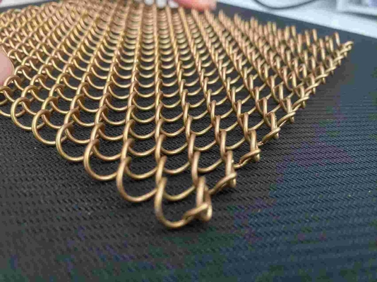 سقف ديفيدر الألومنيوم سلسلة وصلة الستار 4mm 5mm 6mm معدنية الزخرفية