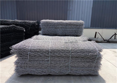 2x1x0.5m الفولاذ المغلفة الأسلاك الستة الأطراف غابيون الشبكة 100x120mm 230g/m2