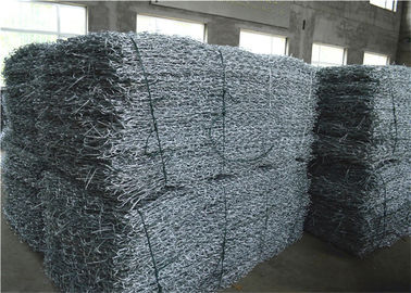 100mmx120mm حجم الشبكة أسطوانات غابيون مغلفة بالزنك لحماية ضفاف النهر