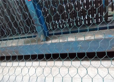 مزدوجة ملتوية سداسية أسلاك الفولاذ PVC المغلفة شبكة التراب قفص الحجر