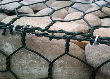 8 * 10 PVC المغلفة المواد تعزيز سلة التراب لضفة النهر