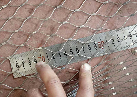 1.2mm سلك OD الفولاذ المقاوم للصدأ الحبل السلكي الشبكة