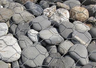 2.7mm Galfan Wire Gabion Mesh Cage 60x80mm Hexagonal