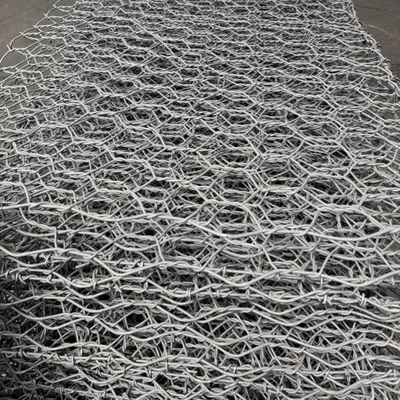 سلة غابيون من الفولاذ المغلف 1m x 1m x 1m لحماية السواحل
