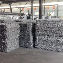 شبكة أسلاك سداسية من الجابيون مغلفة بـ PVC مجلفن لتثبيت المنحدر