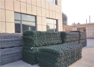 البلاستيك PVC المغلفة التراب / الصلب مزدوجة ملتوية سداسية شبكة سلكية مربع