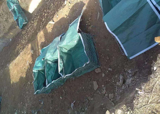 PP Geobags Highway Greening Engineering حفزت سلال التراب المعدنية المجلفنة